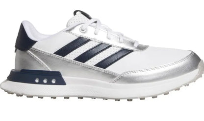 Adidas Womens Golf Shoes | S2G Leather 25 | White-Indigo-Grey