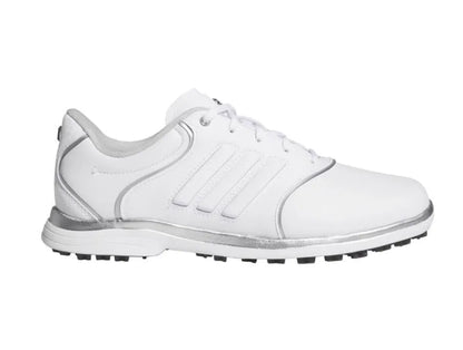 Adidas Womens Golf Shoes | ALPHAFLEX ZOYSIA | White/White/Silver