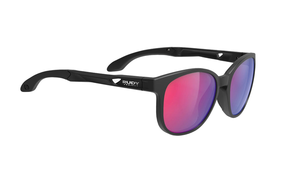 [SP836206-0000] Rudy Project Sunglasses | Lightflow B (Lightflow B Black Matte - Polar 3fx Hdr Multilaser Red)