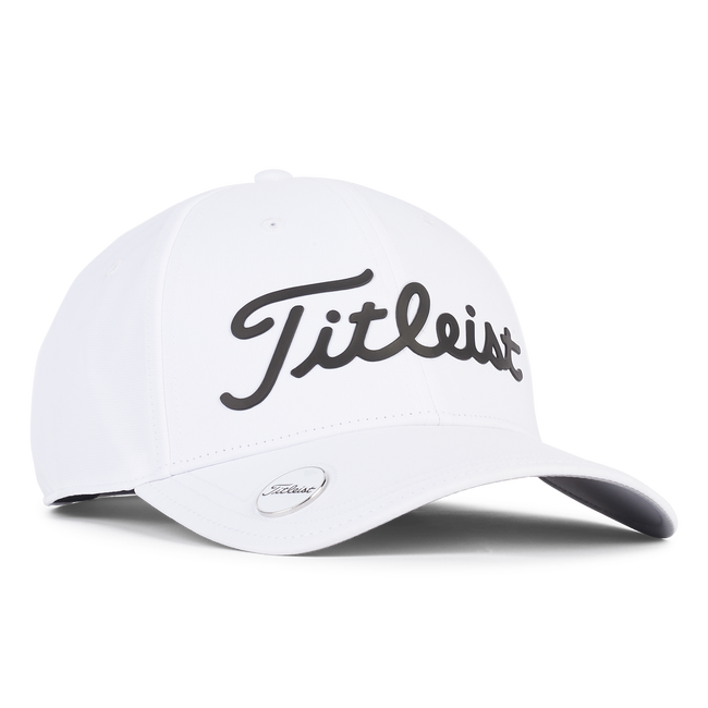 [TH25AWPBMN2-10] Titleist Womens Golf Cap | Players Performance Ball Marker (White/Black, 2022)