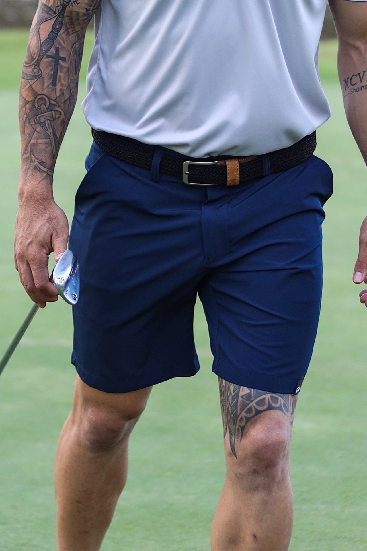 Custom Apparel Mens Golf Shorts | Pure Motion | Marine Navy