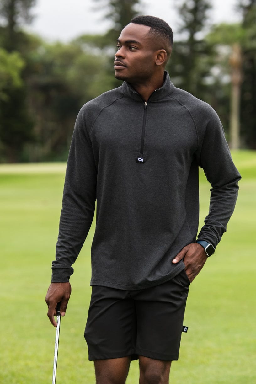 [CAAJ019] Custom Apparel Mens Golf Jersey | Apex Plain (Charcoal, 5XL)
