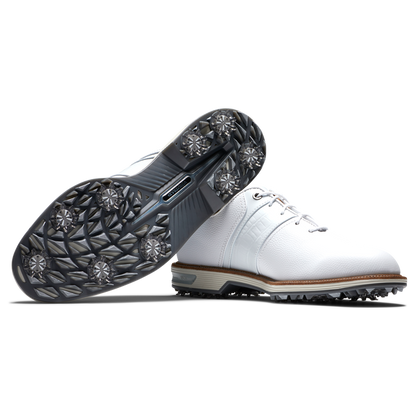 [53908095W] Footjoy Mens Golf Shoes | Premiere Series Packard 29 (White, UK8.5)