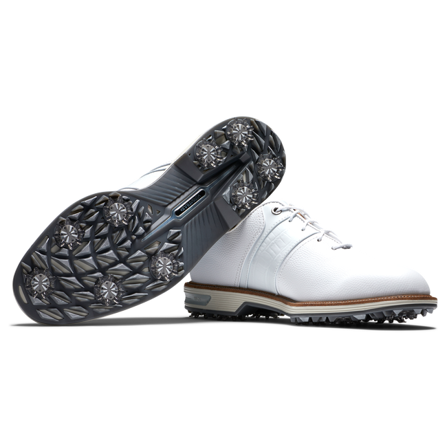 [53908095W] Footjoy Mens Golf Shoes | Premiere Series Packard 29 (White, UK8.5)