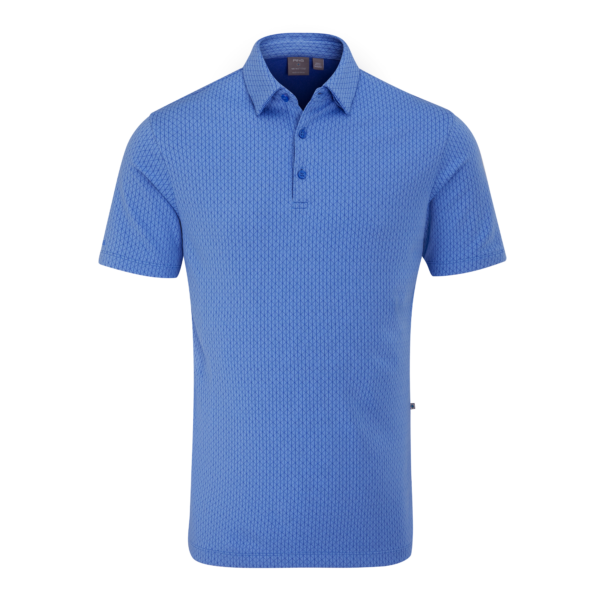 Ping Mens Golf Shirts | Hershel Polo | Cornflower Blue Multi