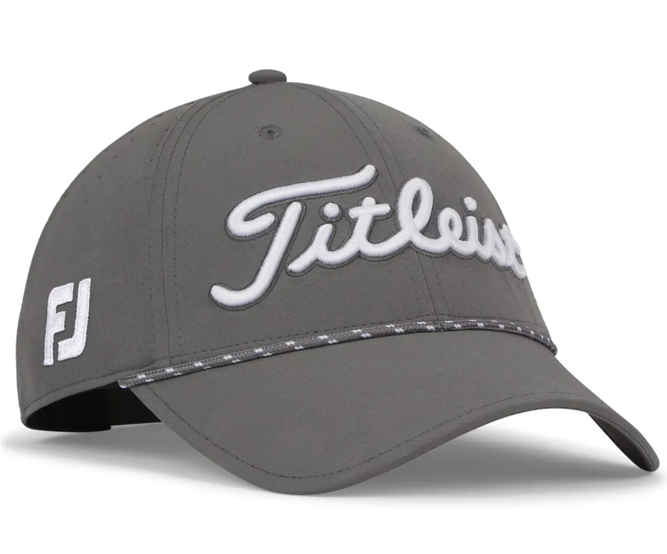 [Th23ATBE0C1] Titleist Golf Cap | Tour Breezer (Charcoal/White, 2023)