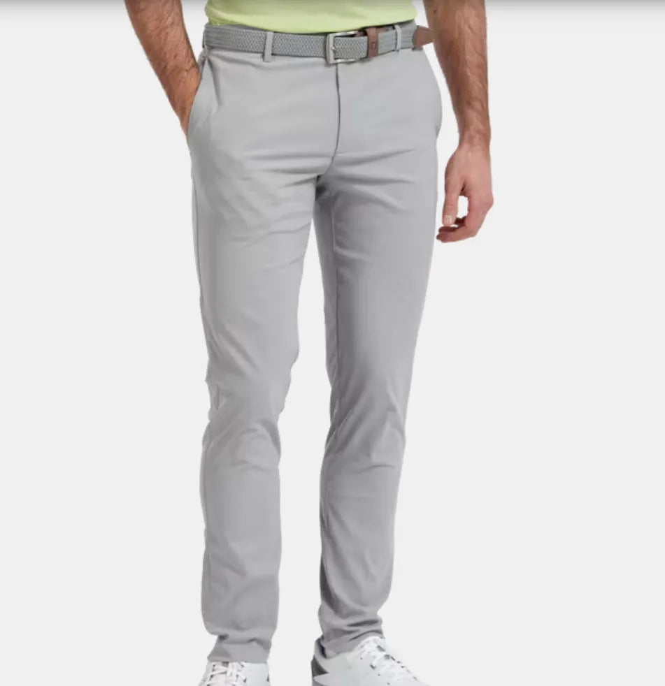 Mens Footjoy Golf Pants Tapered Fit Chino | Grey