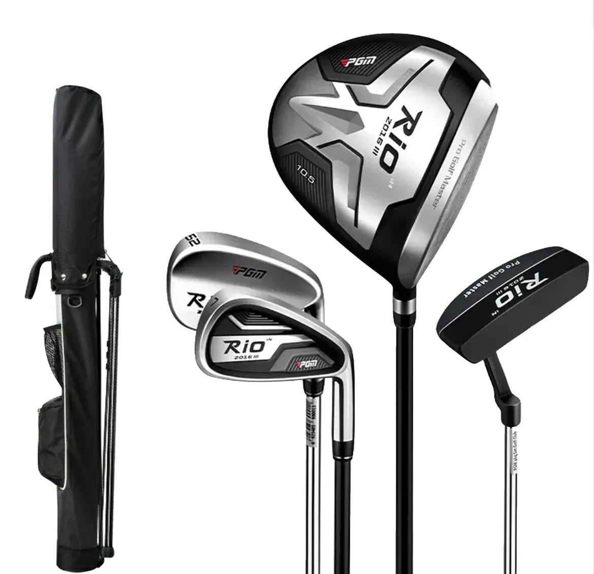PGM Golf Clubs With Sunday Bag | 4 Club Set | Graphite Shaft