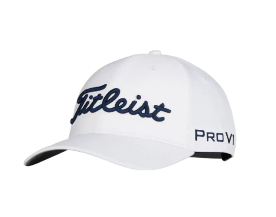 [TH25AJRTPN2-14] Titleist Junior Caps | Tour Performance (White/Navy)