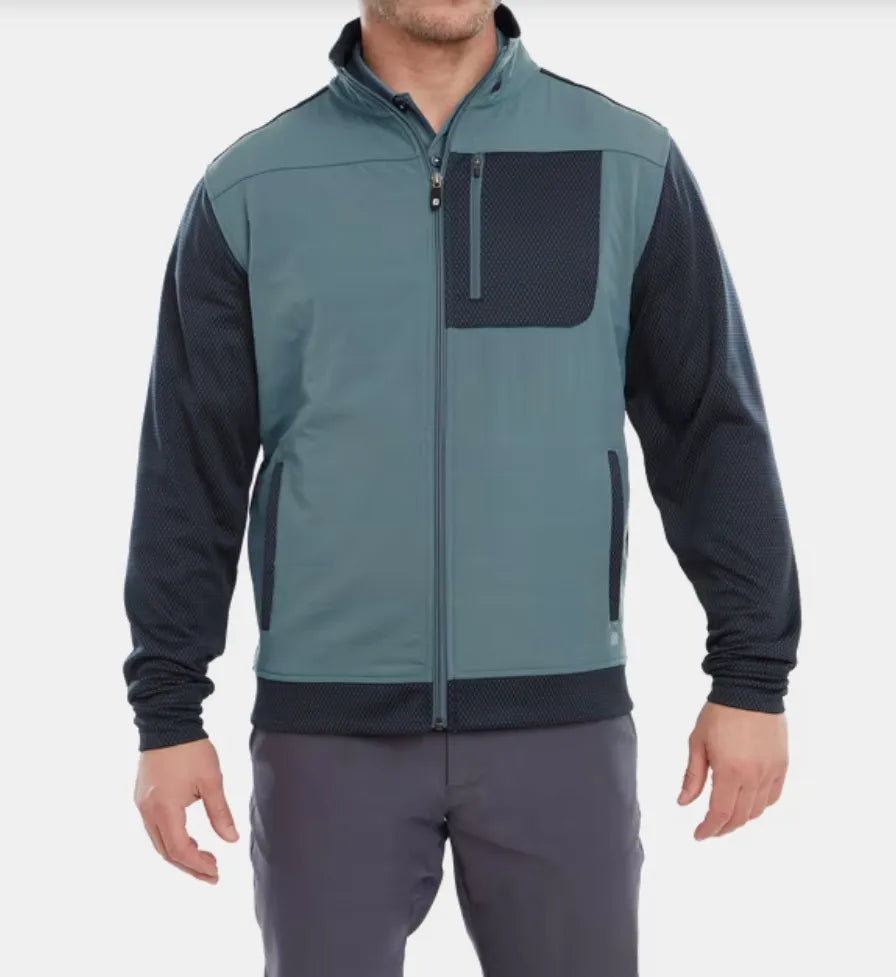 Footjoy Mens Golf Jacket | EU Thermoseries | Hybrid | Navy-Slate