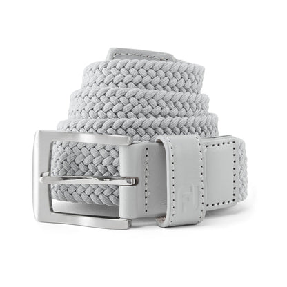 [69490] Footjoy Mens Golf Belt | Essential (Grey, Long)