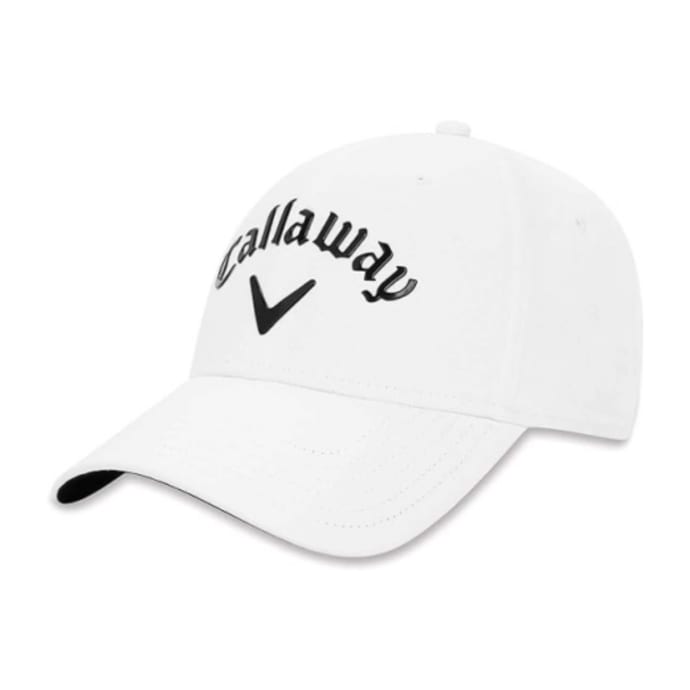 [5222079] Callaway Mens Golf Cap | Liquid Metal (White/Black)