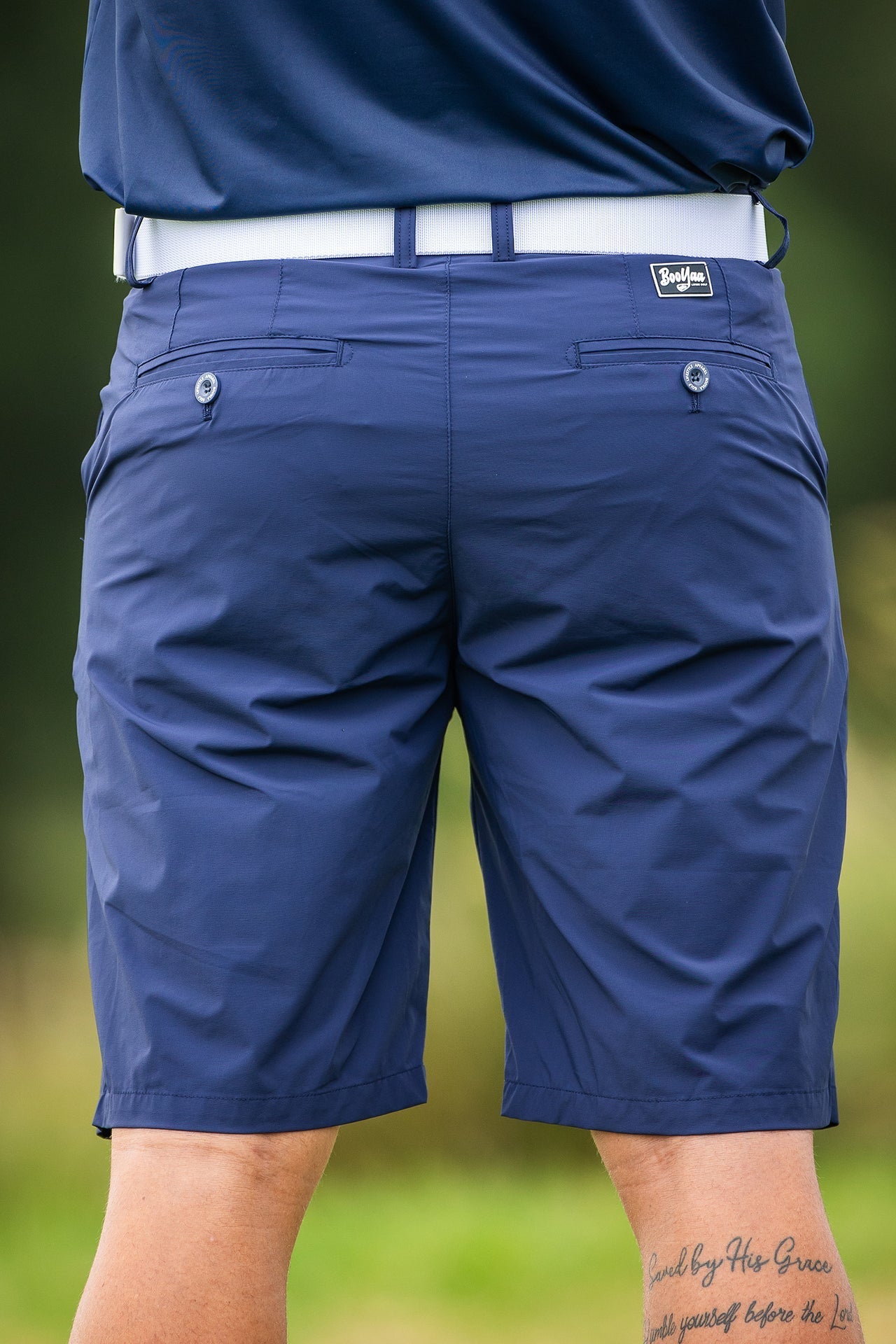 [SP-BB-NAVY-44] Booyaa Mens Golf Shorts | Birdier Breather (Navy, 44)