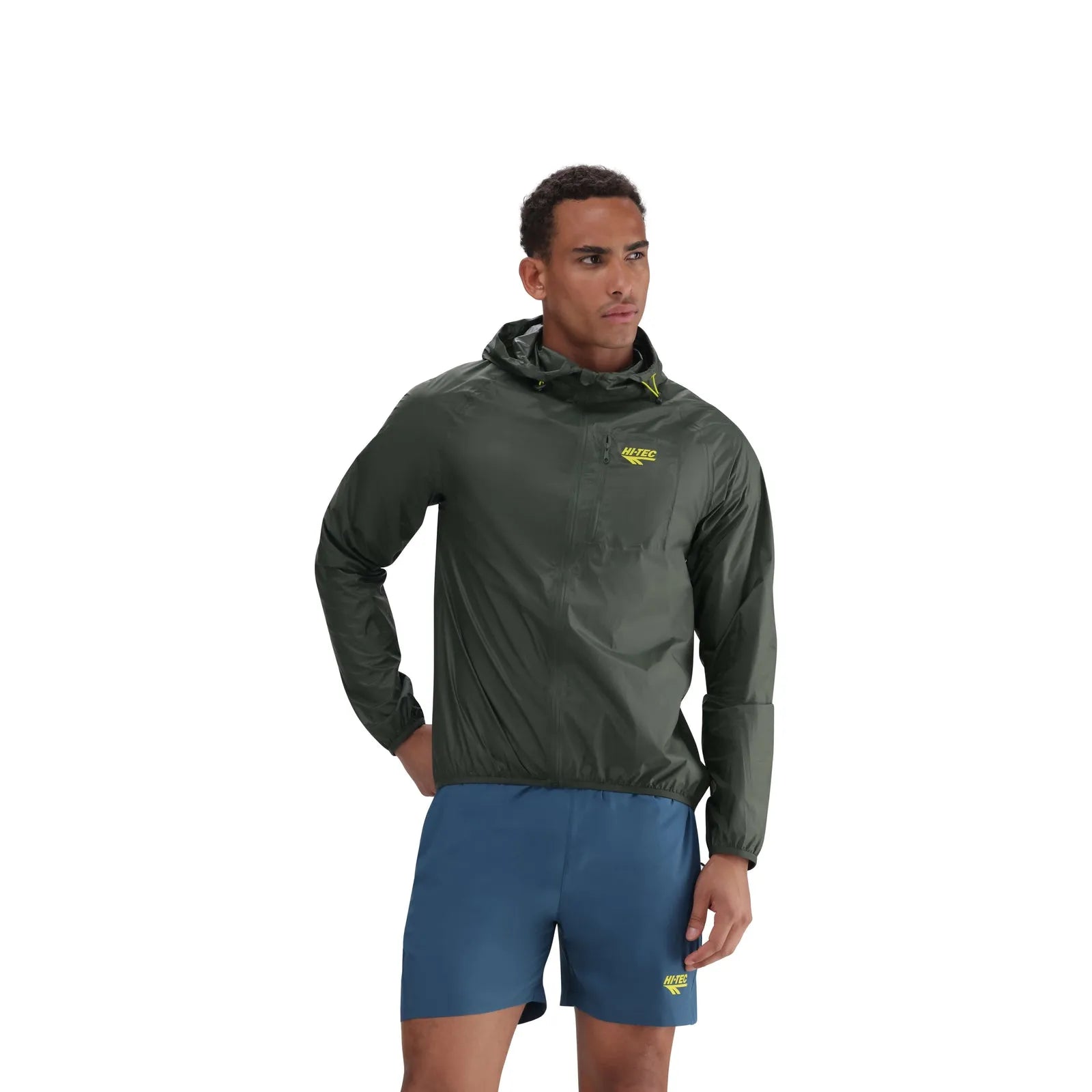 Hi Tec Mens Golf Trail Rain Jacket | Climbing Ivy