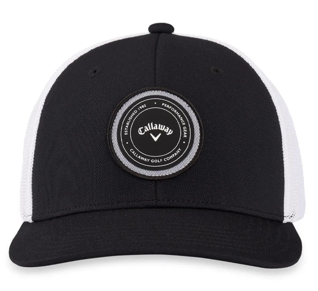 Callaway Mens Golf Cap | Playing Through | Trucker Black