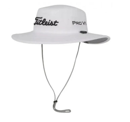[HOS-1801] Titleist Golf Hat | Tour Aussie (White, 2025)