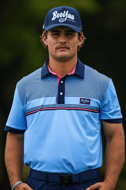 [GP-BLUE/OCT-XL] Booyaa Golf Shirts | Premium Collection 2025 (Blue October, XL)