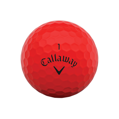 [3000746G] Callaway Golf Balls | Supersoft (Red -Sleeve)
