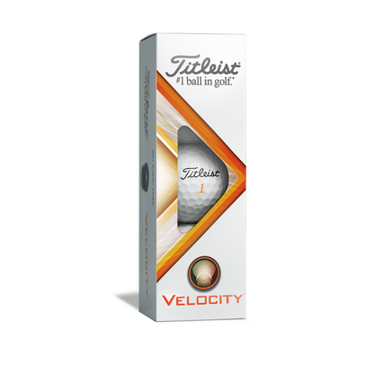 [T8026S] Titleist Golf Balls | Velocity (White/Sleeve, 2024)