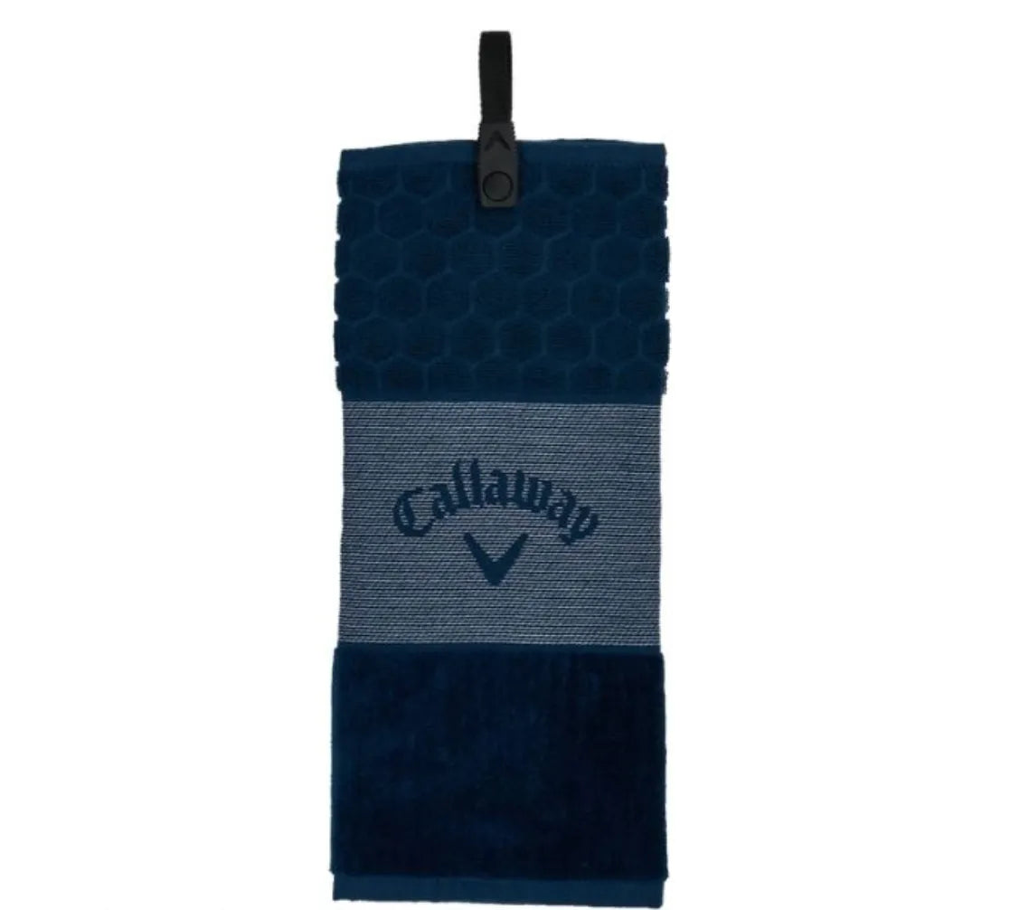 Callaway Golf Towel | Trifold | Mauve/White