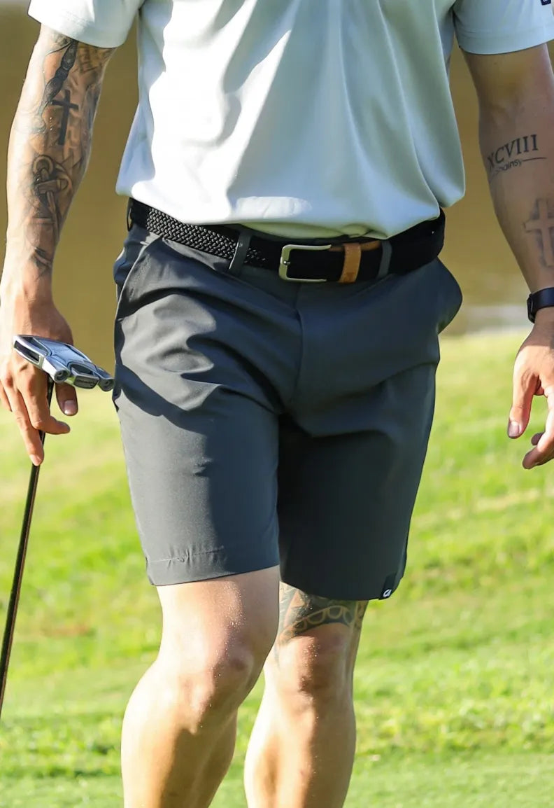 Custom Apparel Mens Golf Shorts | Pure Motion | Shadow Grey