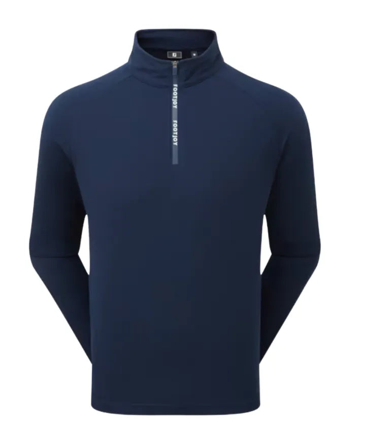 Footjoy Mens Golf Midlayer | EU Wordmark Cout | Navy-White