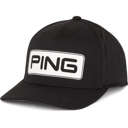 [7TSTBW] Ping Golf Cap | Tour Structured (Black/White)