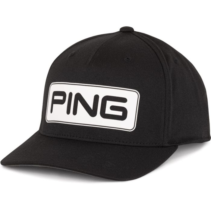 [7TSTBW] Ping Golf Cap | Tour Structured (Black/White)