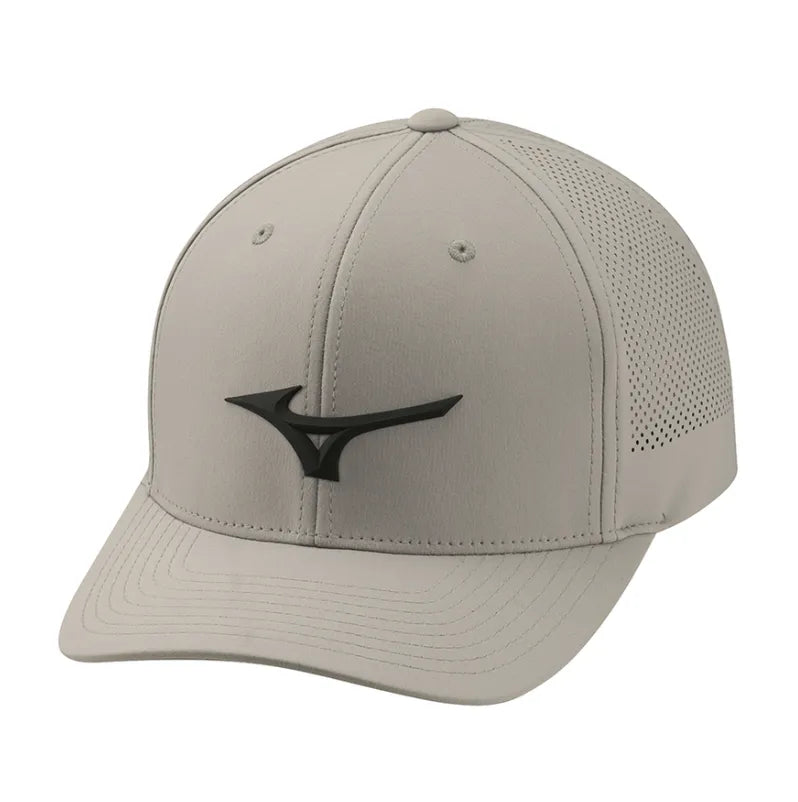 Mizuno Mens Golf Cap | Tour Vent | Grey
