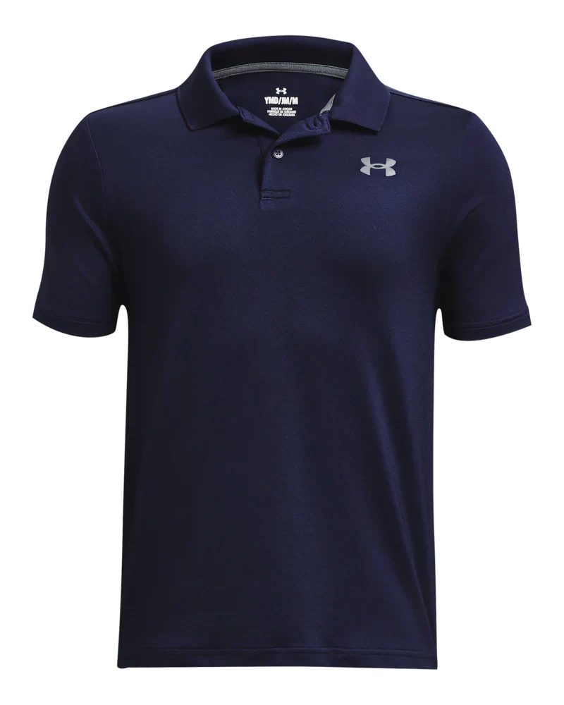 Under Armour Boys Golf Shirt | Icon | Navy