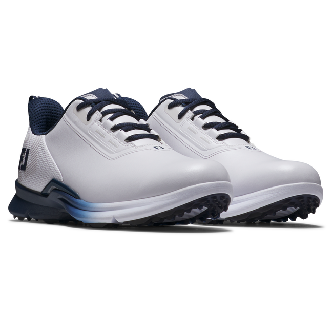 Footjoy Mens Golf Shoes | Fuel | White-Navy-Blue ce