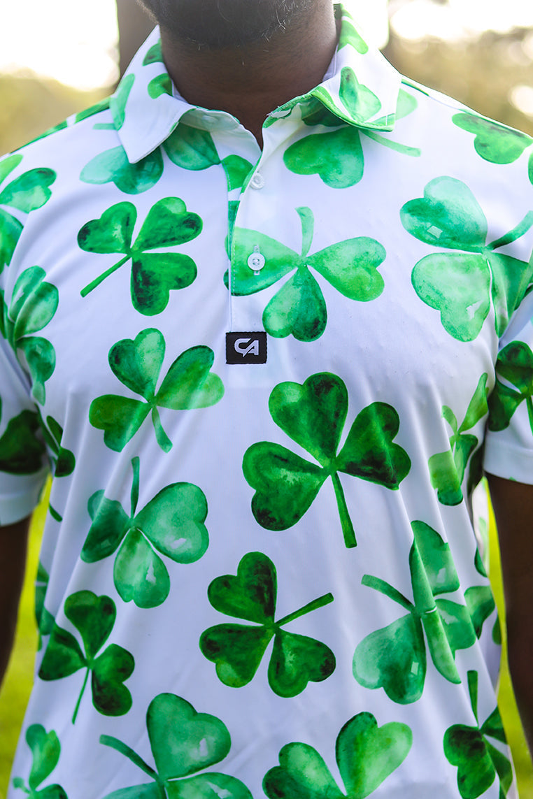 [CAMFS025] Custom Apparel Mens Funky Golf Shirt | Fresh Luck (S)