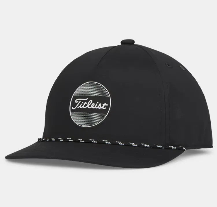 Titleist Junior Golf Cap | Boardwalk Rope | Black-White