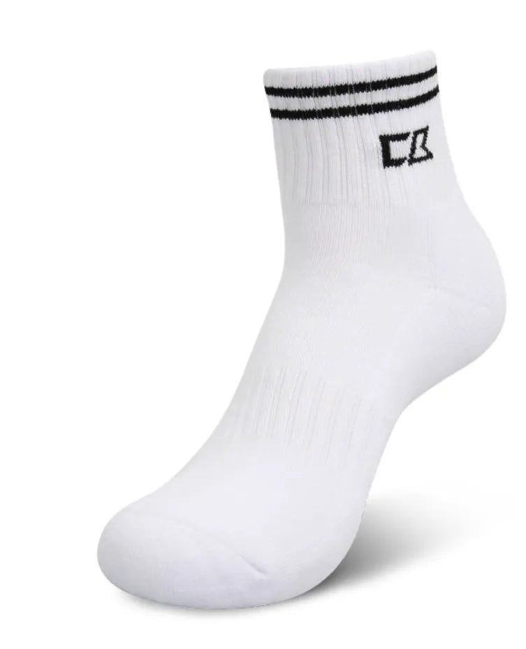 Cutter and Buck Golf Socks | White