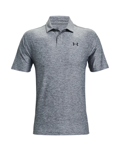 [13681220353XL] Under Armour Mens Golf Shirt | T2G Polo (Grey, 3XL)