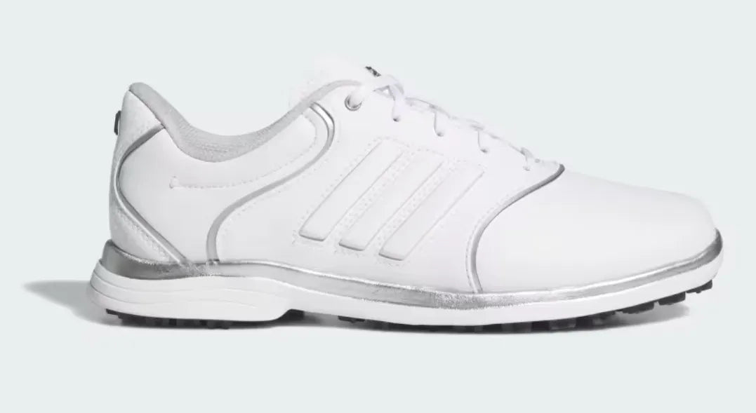 Adidas Womens Golf Shoes | ALPHAFLEX ZOYSIA | White/White/Silver