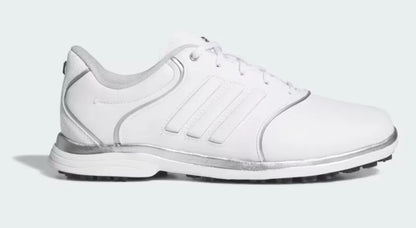 Adidas Womens Golf Shoes | ALPHAFLEX ZOYSIA | White/White/Silver