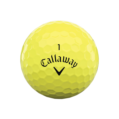 [3000749G] Callaway Golf Balls | Supersoft (Yellow/Sleeve)