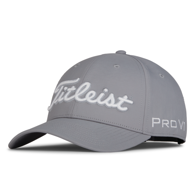 [TH22ATPE-001] Titleist Mens Golf Cap | Tour Performance (Grey/White)