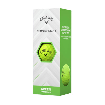[642846212] Callaway Golf Balls | Supersoft 25 (Green/Sleeve)