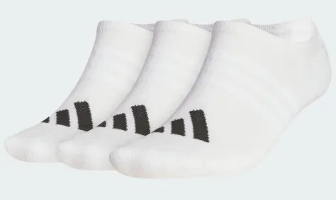 Adidas Golf Socks | No Show 3 Pack | White