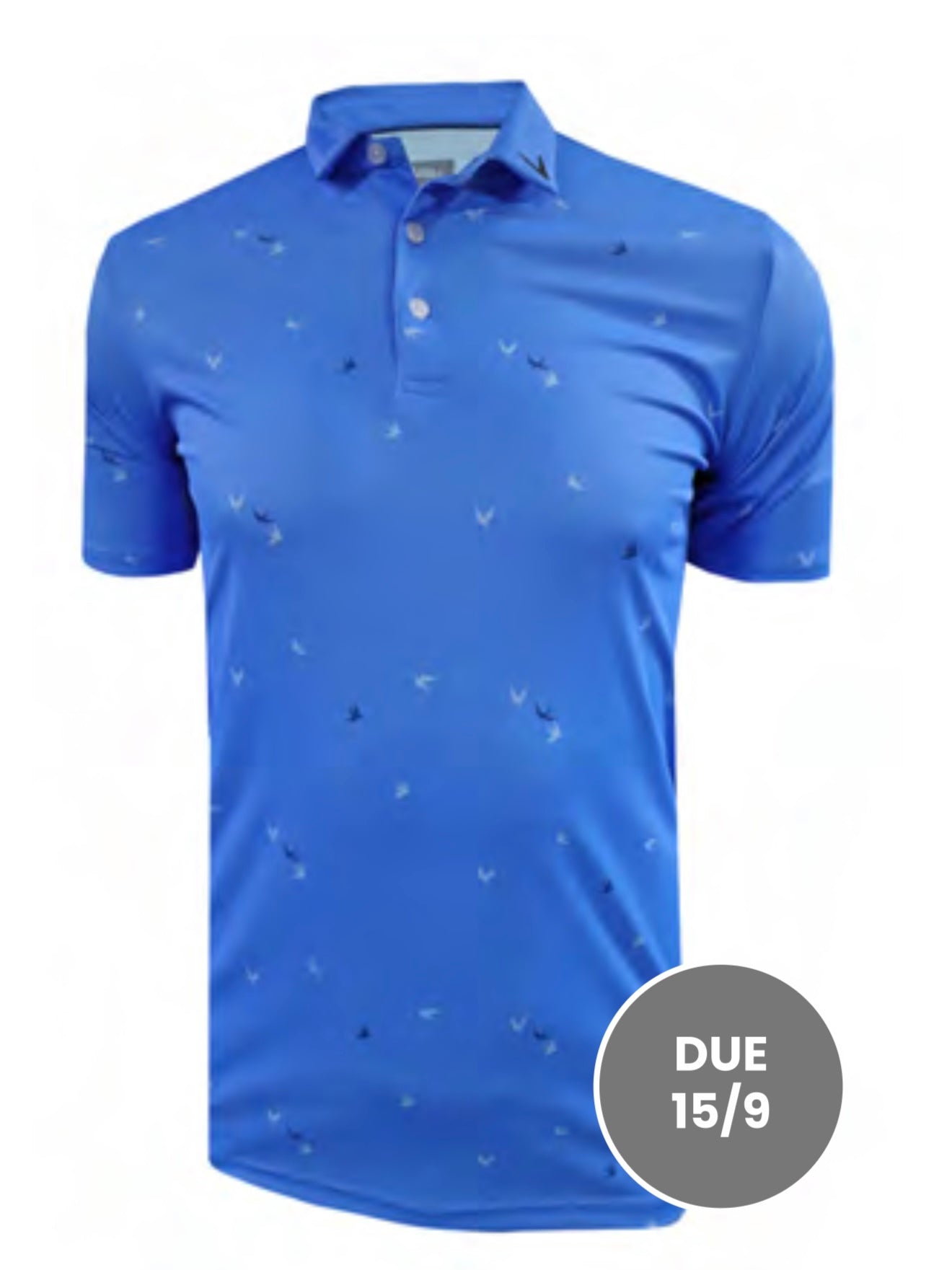 Callaway Mens Golf Shirt | Bright Blue
