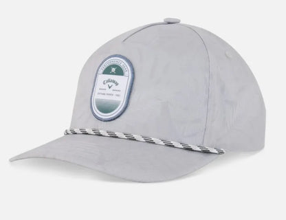 Callaway Mens Golf Cap | Birdie Brigade Rope | Grey-Palms Breeze