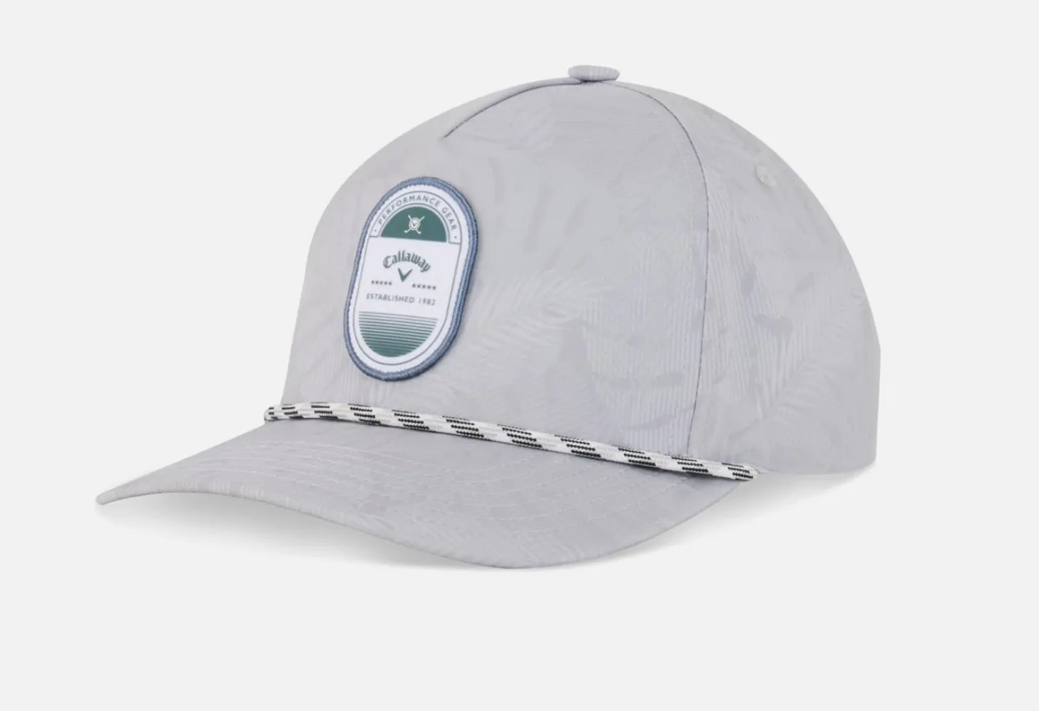 Callaway Mens Golf Cap | Birdie Brigade Rope | Grey-Palms Breeze