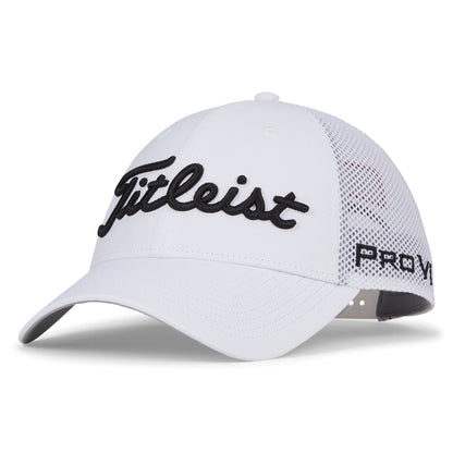 [TH25ATPME-10] Titleist Golf Cap | Tour Performance Meshback (White/Black)