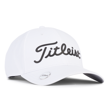 [TH22APPBME-10] Titleist Mens Golf Cap | Players Performance Ball Marker (White/Black)