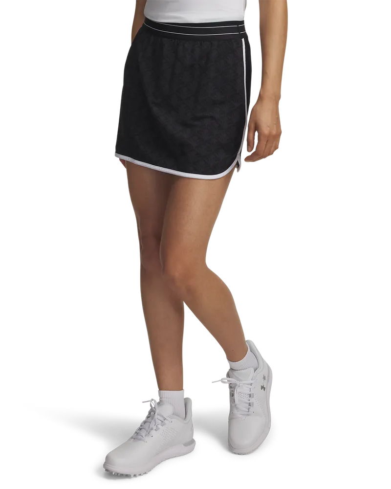 Under Armour Womens Golf Skorts | Drive Jacquard | Black