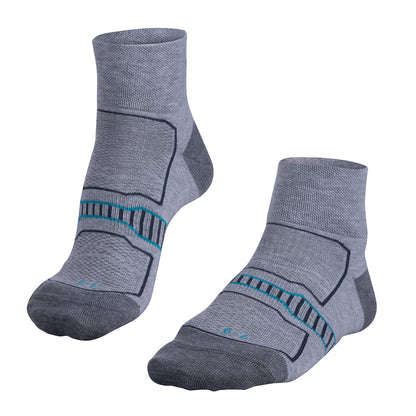 [8176-0339-12-10] Falke Golf Socks | Ultralight Anklet (Grey, 10 to 12)