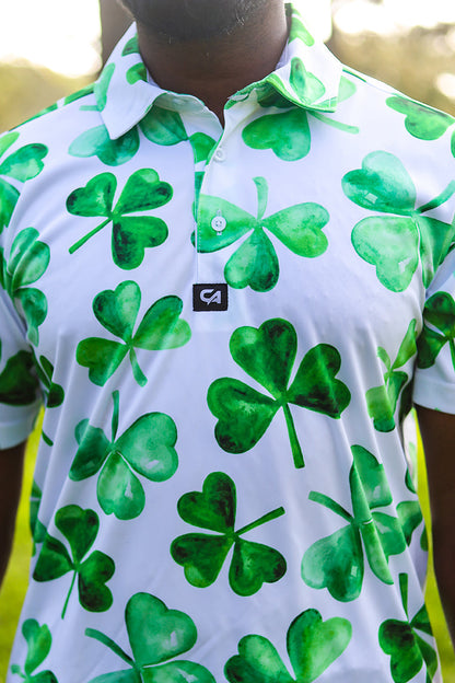 [CAMFS028] Custom Apparel Mens Funky Golf Shirt | Fresh Luck (2XL)