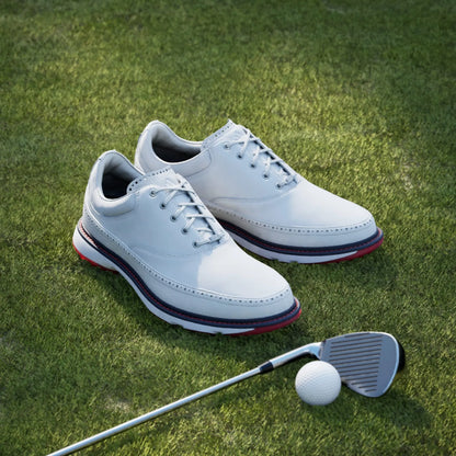 Adidas Mens Golf Shoes | MC80 White/Navy/Red